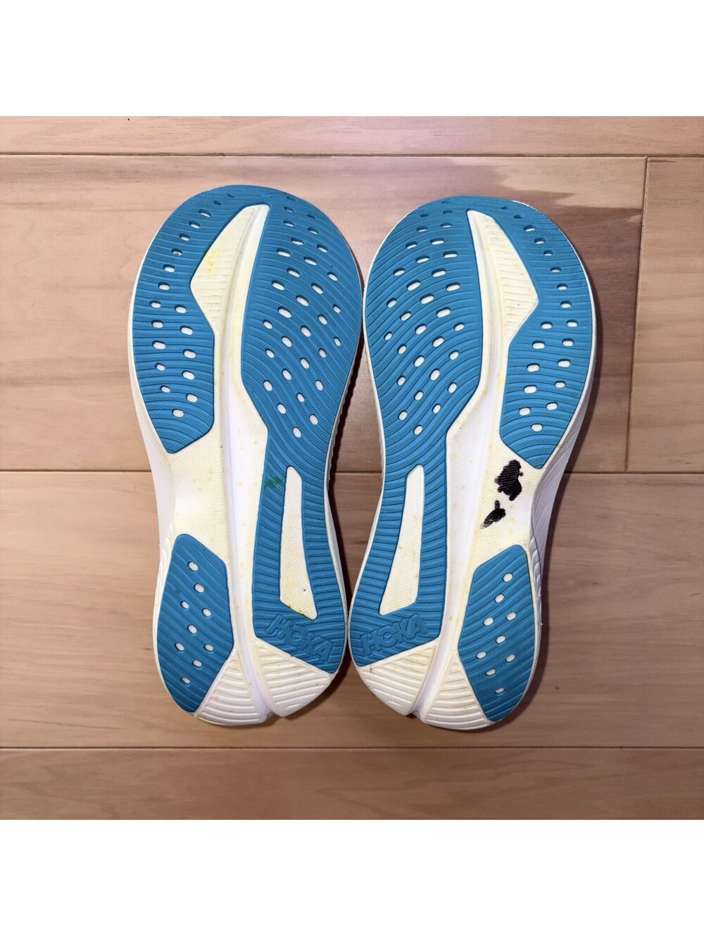 Hoka One One Mach 6 Womens Size 8D Green Blue Athletic Running Shoes Sneakers - Picture 8 of 8